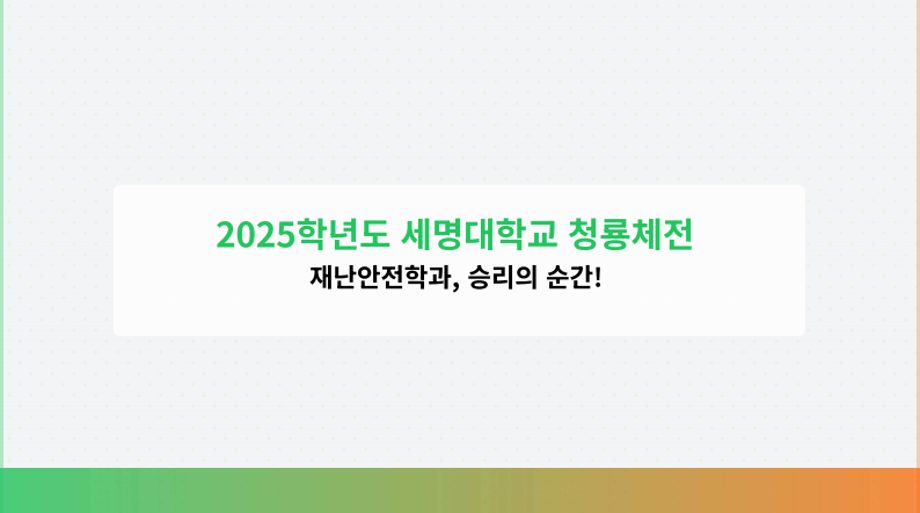 청룡체전 축구 종목 경기 순간들