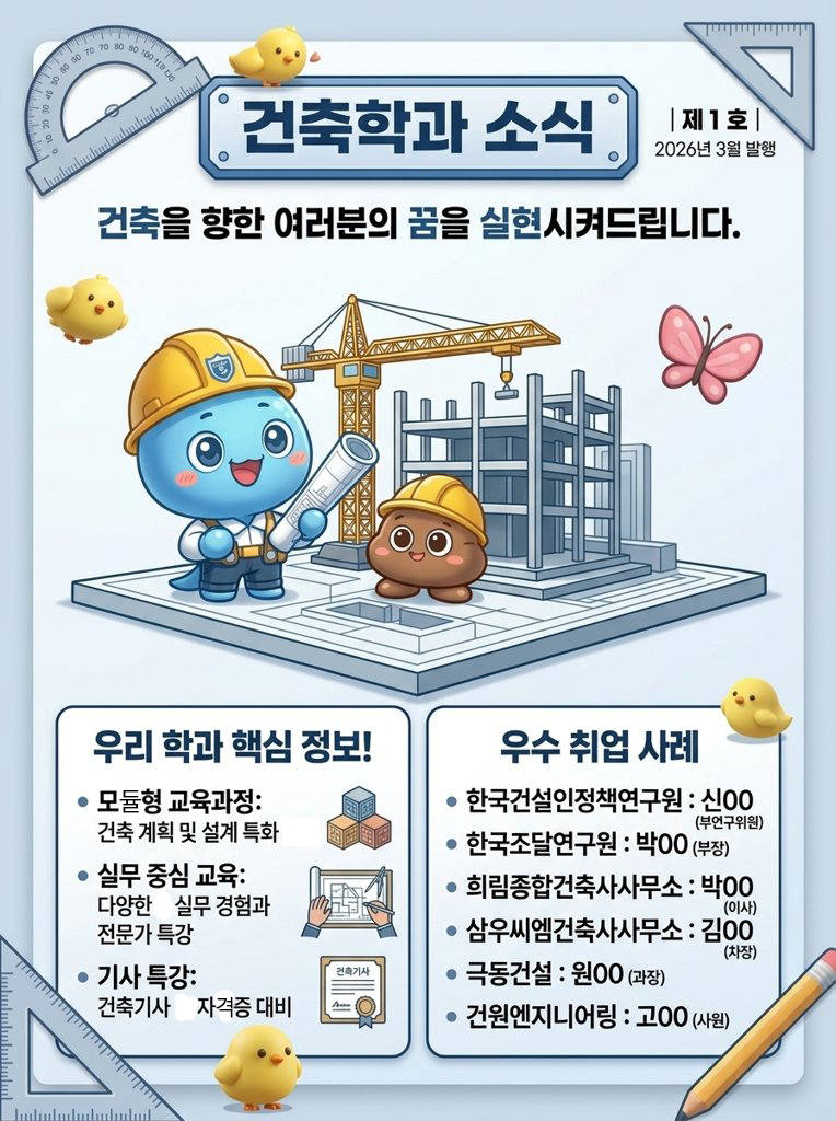 건축학과 소식 - 제1호